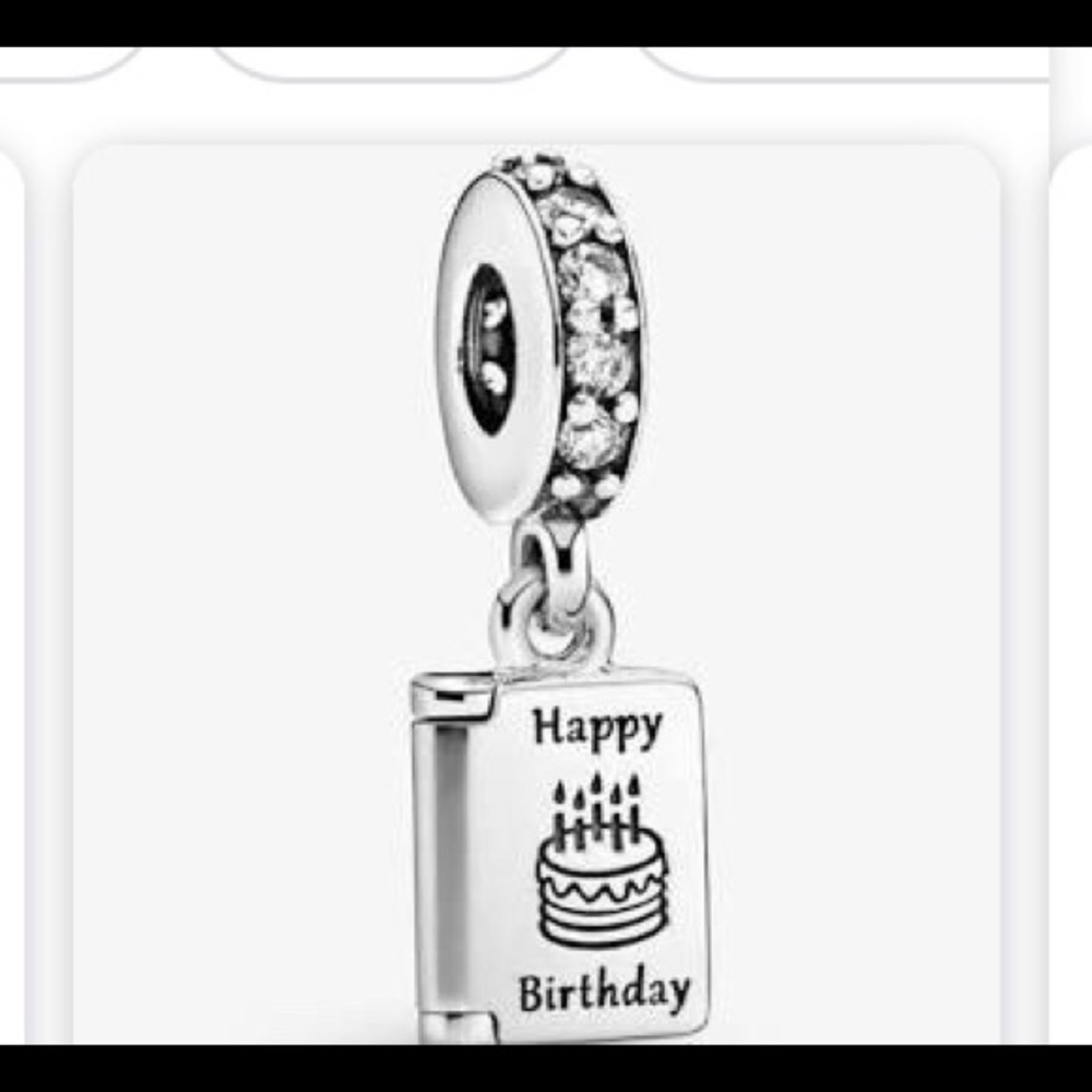 Pandora happy birthday charm